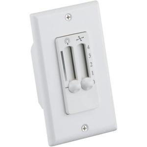 Westinghouse 7787300 Ceilng Fan and Light Wall Control , White