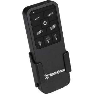Westinghouse 7787900 Four Speed Black Ceiling Fan Remote Control with Backlit Buttons(Black)