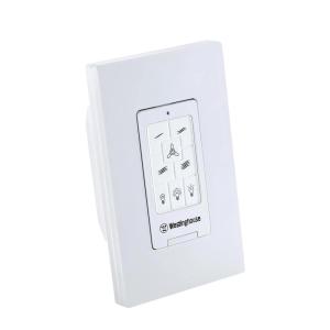 Westinghouse 7788500 Four Speed Ceiling Fan and LED Light Wall Control White