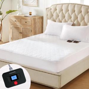 Westinghouse Heated Mattress Pad King, Comfortable Electric Mattress Pad with 10 Heating Settings & 1-12 Hours Auto Shut Off, Fit Up to 17″ Deep Pocket, King Size 78″x80″(King)