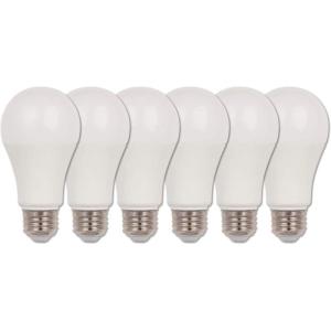 Westinghouse Lighting 5140100 6.5 Watt (65 Watt Equivalent) 4-Inch Recessed LED Downlight with Color Temperature Selection, Dimmable, Medium Base, White Trim(Six Pack)
