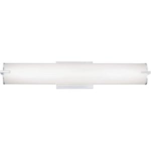 Westinghouse Lighting 6112100 Ashwin Transitional One-Light, 25 Watt Dimmable LED Indoor Wall Fixture with Color Temperature Selection, Brushed Nickel Finish, White Frosted Shade