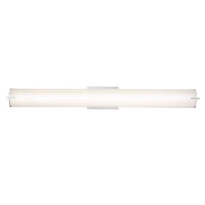 Westinghouse Lighting 6112200 Ashwin Transitional One-Light, 30 Watt Dimmable LED Indoor Wall Fixture with Color Temperature Selection, Brushed Nickel Finish, White Frosted Shade