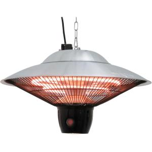 Westinghouse Outdoor Ceiling Patio Heater, Water Resistant, Adjustable Heat Output Up to 1500W, Auto Shut Off Overheat Protection, Hanging Infrared Heater for Patio Cover, Gazebo, Pergola, & More