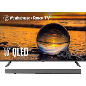 Westinghouse QLED 55 Inch TV and 3.1.2 All-in-One Soundbar