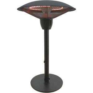 Westinghouse Table Top Outdoor Electric Patio Heater with Aluminum Reflector, Water Resistant, Auto Shut Off Tip Over Switch & Overheat Protection, Infrared Heater for Balcony, Backyard, Deck, & More