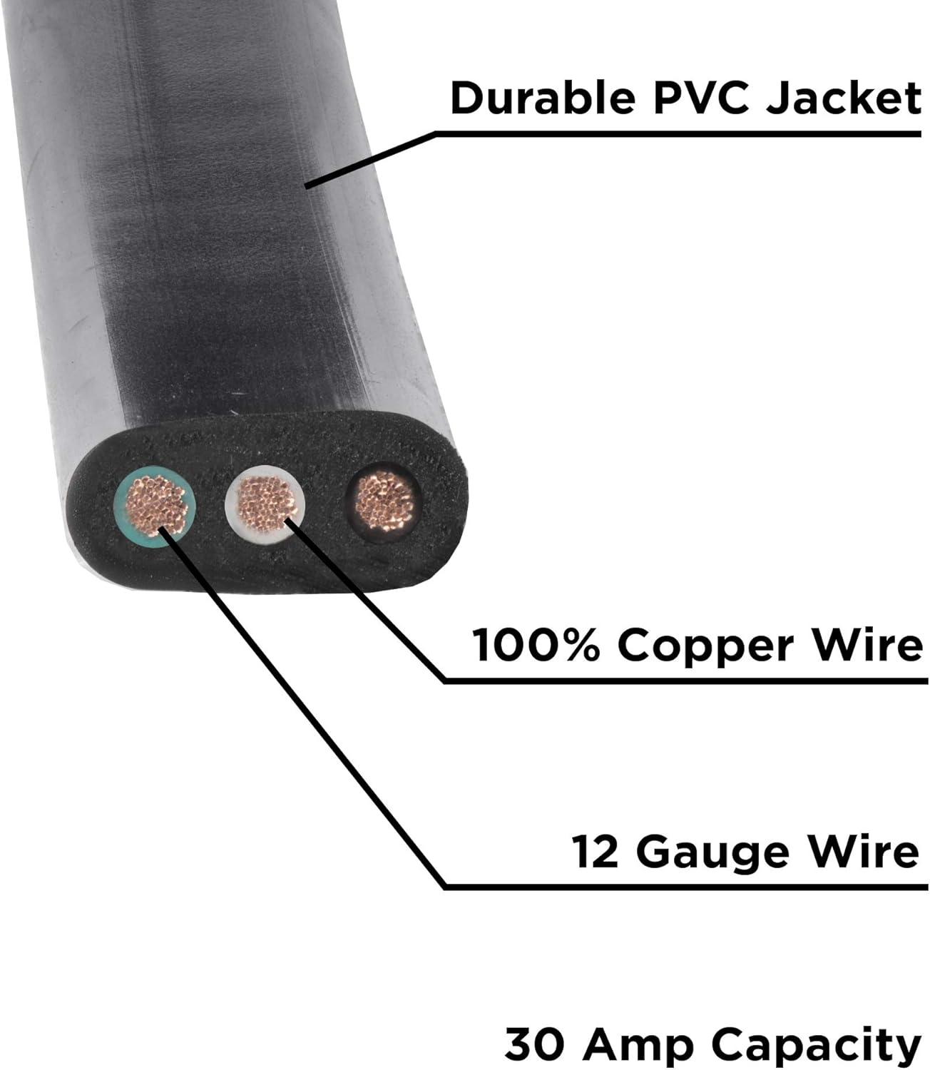 image:imageWestinghouse 30211625C 25 Generator Cord 30A 120V L1430P to 4X 520R50 Cord 30A TT30