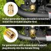 Westinghouse 25-Foot Natural Gas Hose with Adapter, 1/2-Inch Diameter, For Westinghouse Tri Fuel Generators