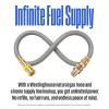 Westinghouse 25-Foot Natural Gas Hose with Adapter, 3/4-Inch Diameter, For Westinghouse Tri Fuel Generators