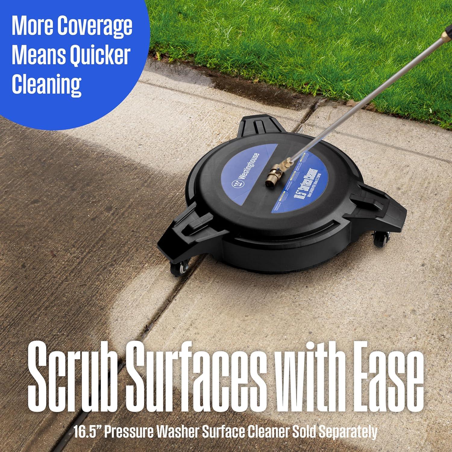 image:imageWestinghouse WPX2700 Gas Pressure Washer 2700 PSI and 23 Max GPM Onboard Soap Tank Spray Gun and Wand 5 Nozzle Set for CarsFencesDrivewaysHomesPatiosFurniture3000 Max PSI