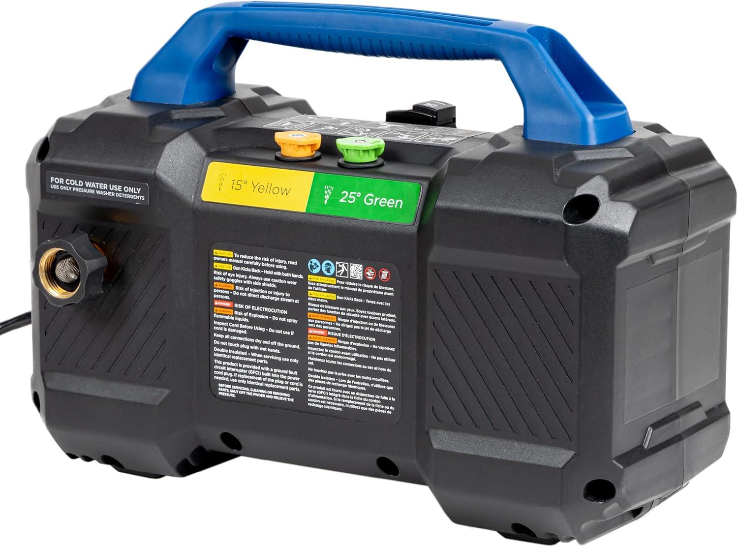image:imageWestinghouse ePX3100v Electric Pressure Washer 2100 Max PSI 176 Max GPM Builtin Carry Handle Detachable Foam Cannon ProStyle Steel Wand 3Nozzle Set for CarsFencesDrivewaysHomePatios2100 Max PSI Handheld