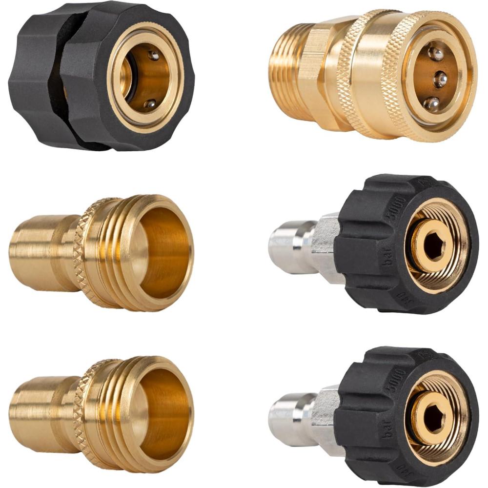 image:imageWestinghouse HeavyDuty QuickConnect 6Piece Kit for Pressure Washer and Garden Hoses