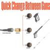Westinghouse Heavy-Duty, M22-14MM Quick-Connect 4-Piece Kit for Pressure Washer Gun to Pressure Washer Hose