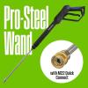 Westinghouse WPX3400e Electric Pressure Washer, 3400 Max PSI and 2.0 Max GPM, Brushless Motor, Onboard Soap Tank, Spray Gun and Wand, 5 Nozzle Set, for Cars/Fences/Driveways/Homes/Patios/Furniture(3200 Max PSI)
