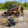 Westinghouse WPX3800 Gas Pressure Washer, 3800 PSI and 3.6 Max GPM, Onboard Soap Tank, Spray Gun and Wand, 5 Nozzle Set, for Cars/Fences/Driveways/Homes/Patios/Furniture, Black(4400 Max PSI)