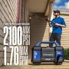 Westinghouse ePX3100v Electric Pressure Washer, 2100 Max PSI 1.76 Max GPM, Built-in Carry Handle, Detachable Foam Cannon, Pro-Style Steel Wand, 3-Nozzle Set, for Cars/Fences/Driveways/Home/Patios(2100 Max PSI – Handheld)