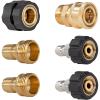 Westinghouse Heavy-Duty, Quick-Connect 6-Piece Kit, for Pressure Washer and Garden Hoses