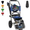 Westinghouse WPX2300e Electric Pressure Washer, 2300 Max PSI and 1.76 Max GPM, Induction Motor, Onboard Soap Tank, Spray Gun and Wand, 5 Nozzle Set, for Cars/Fences/Driveways/Homes/Patios/Furniture(2700 Max PSI)