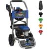 Westinghouse WPX2300e Electric Pressure Washer, 2300 Max PSI and 1.76 Max GPM, Induction Motor, Onboard Soap Tank, Spray Gun and Wand, 5 Nozzle Set, for Cars/Fences/Driveways/Homes/Patios/Furniture(3000 Max PSI)