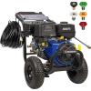 Westinghouse WPX3800 Gas Pressure Washer, 3800 PSI and 3.6 Max GPM, Onboard Soap Tank, Spray Gun and Wand, 5 Nozzle Set, for Cars/Fences/Driveways/Homes/Patios/Furniture, Black(4400 Max PSI)