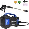 Westinghouse ePX3100v Electric Pressure Washer, 2100 Max PSI 1.76 Max GPM, Built-in Carry Handle, Detachable Foam Cannon, Pro-Style Steel Wand, 3-Nozzle Set, for Cars/Fences/Driveways/Home/Patios(2100 Max PSI – Handheld)