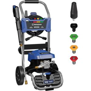 Westinghouse WPX2300e Electric Pressure Washer, 2300 Max PSI and 1.76 Max GPM, Induction Motor, Onboard Soap Tank, Spray Gun and Wand, 5 Nozzle Set, for Cars/Fences/Driveways/Homes/Patios/Furniture(2300 Max PSI)