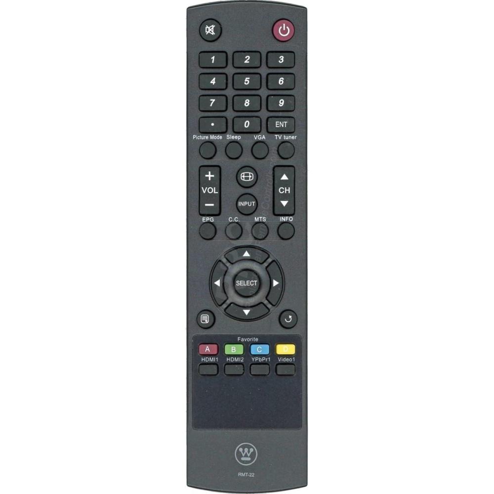 image:imageWESTINGHOUSE OEM Original Part RMT22 TV Remote Control