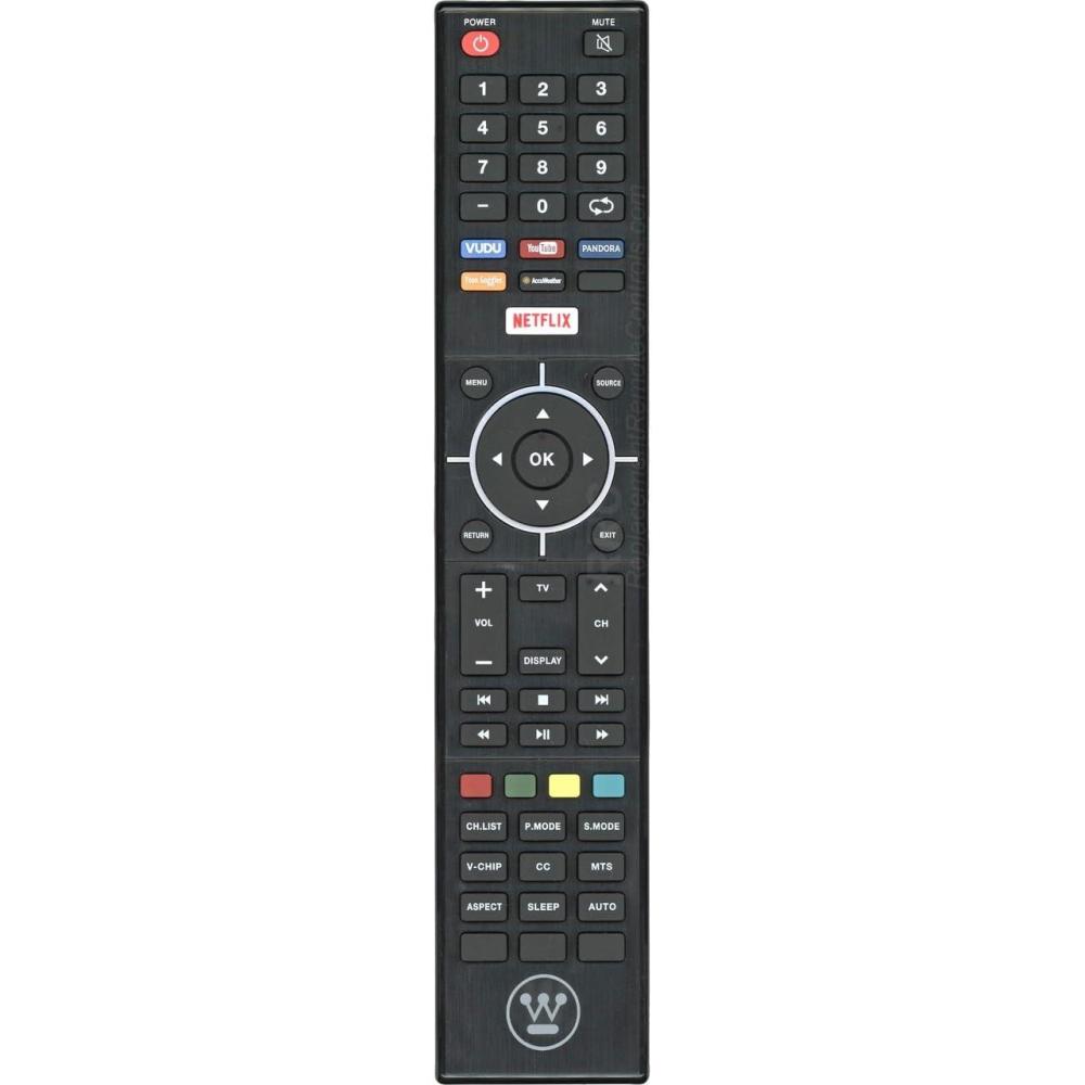 image:imageWestinghouse LCD TV Remote Control for Models WD65NC4190 WE55UC4200 WD55UT4490 WD50UT4490 WD42UT4490 WD55UB4530 Part No 84505803B00