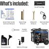 Westinghouse 15000 Peak Watt Home Backup Portable Generator, Remote Electric Start with Auto Choke, Transfer Switch Ready 30A & 50 Outlets, Gas Powered