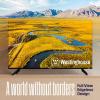 Westinghouse Edgeless QLED Roku TV – 75 Inch Smart Television, 4K UHD w/HDR 10+, Dolby Vision, Wi-Fi & Mobile App Connectivity, Flat Screen Compatible w/Apple Home Kit, Alexa, & Google Assistant