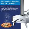 Westinghouse Wood Pellet Artisan Outdoor Pizza Oven -Stainless Steel Portable Pizza Ovens,Wooden Pellet(Wood Pellet)