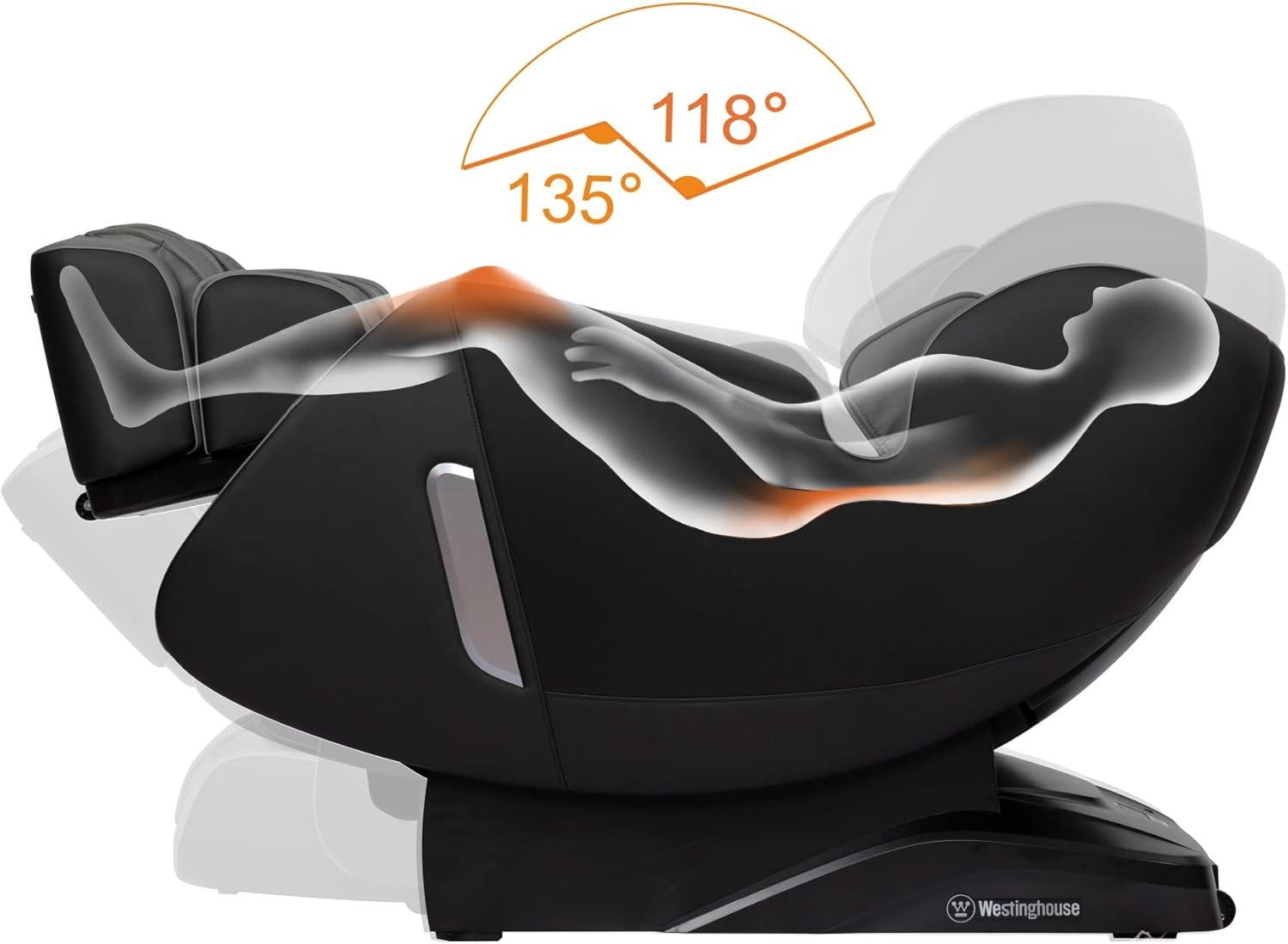 image:imageWestinghouse Modern Black 3D Massage Chair WES418003D with Zero Gravity Reclining Relaxing
