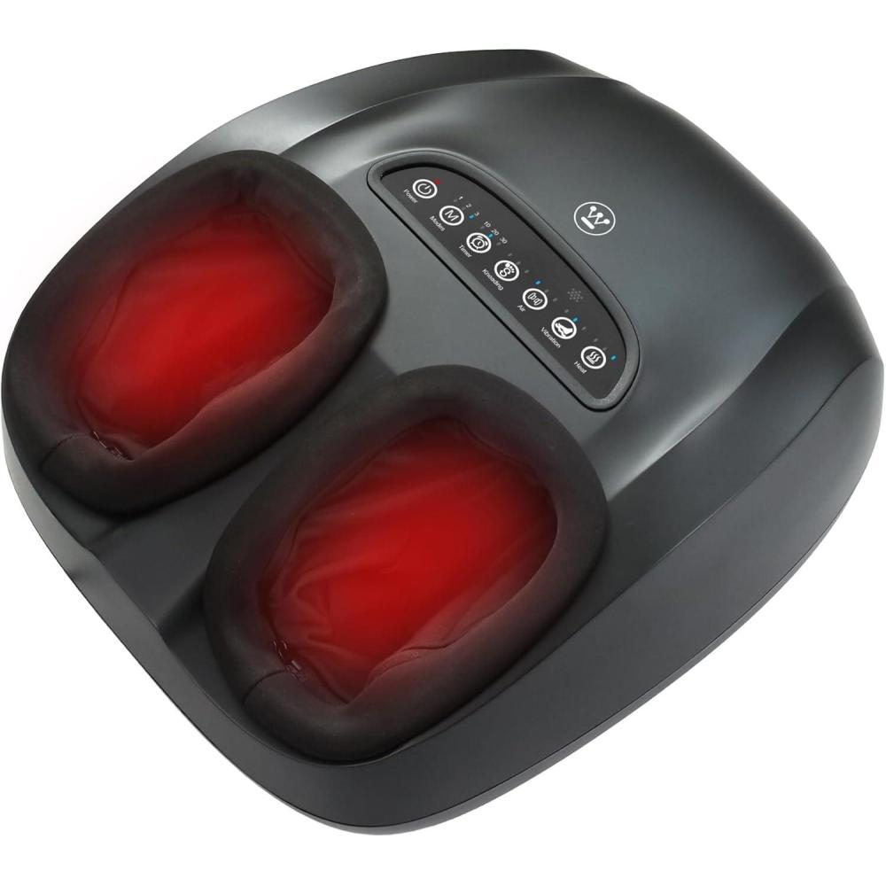 image:imageWestinghouse Foot Massager with Heat amp Compression Adjustable Heat amp Intensity Levels Shiatsu Kneading Vibration amp Heel Scraping Heated Electric Foot Massager for Dynamic Spa Like Massage
