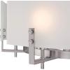 Westinghouse 6128300 Enzo James Contemporary One Light Wall Fixture, Brushed Brass Finish, Frosted Glass(Brushed Nickel)