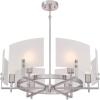 Westinghouse 6128300 Enzo James Contemporary One Light Wall Fixture, Brushed Brass Finish, Frosted Glass(Brushed Nickel)