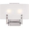Westinghouse 6128300 Enzo James Contemporary One Light Wall Fixture, Brushed Brass Finish, Frosted Glass(White)