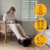 Westinghouse Ergonomic Heated Foot Massager for Circulation & Pain Relief with Reflexology Pressure Points, 4 Massage Modes, 8 Heat Settings, 15 Speed Adjustment Levels, & Wireless Remote Control
