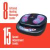 Westinghouse Ergonomic Heated Foot Massager for Circulation & Pain Relief with Reflexology Pressure Points, 4 Massage Modes, 8 Heat Settings, 15 Speed Adjustment Levels, & Wireless Remote Control