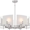 Westinghouse 6128300 Enzo James Contemporary One Light Wall Fixture, Brushed Brass Finish, Frosted Glass(Brushed Nickel)