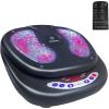 Westinghouse Ergonomic Heated Foot Massager for Circulation & Pain Relief with Reflexology Pressure Points, 4 Massage Modes, 8 Heat Settings, 15 Speed Adjustment Levels, & Wireless Remote Control