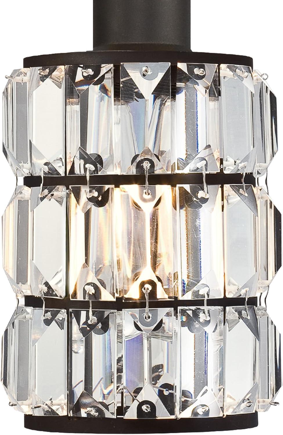 image:imageWestinghouse 6337900 Sophie ThreeLight Indoor Wall Fixture Oil Rubbed Bronze Finish with Crystal Prism GlassOil Rubbed Bronze 3 Light Wall