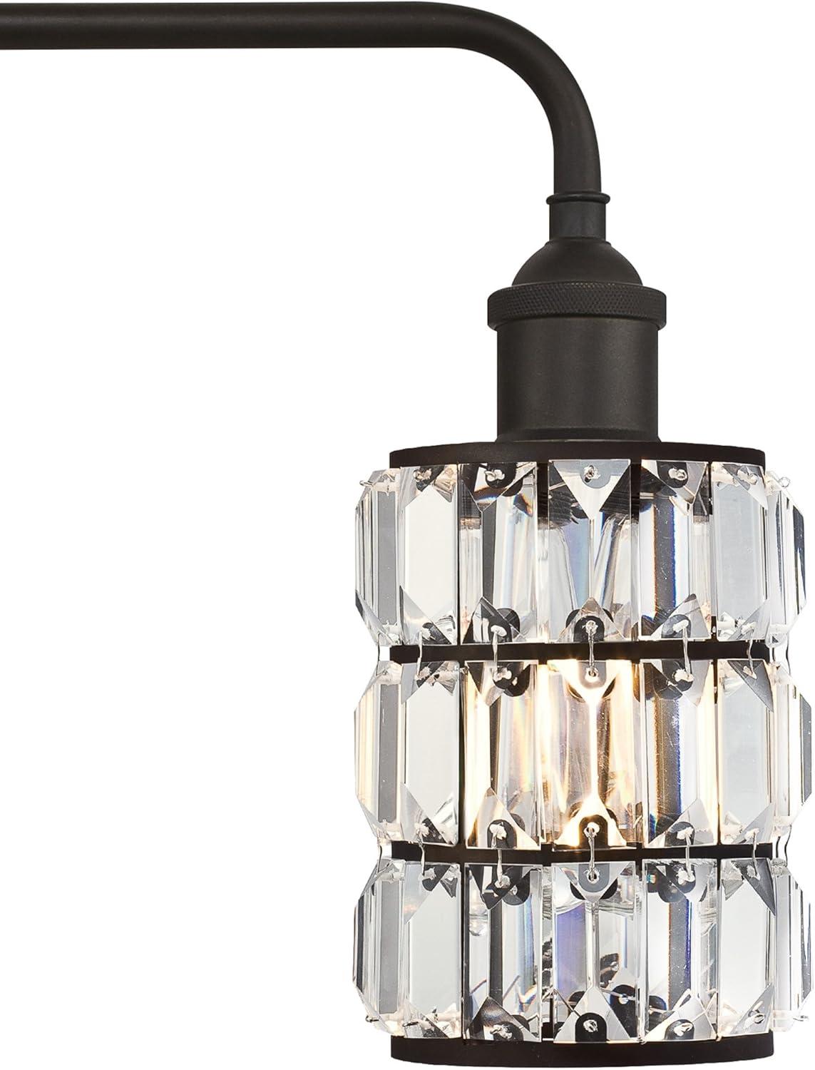 image:imageWestinghouse 6337900 Sophie ThreeLight Indoor Wall Fixture Oil Rubbed Bronze Finish with Crystal Prism GlassOil Rubbed Bronze 3 Light Wall