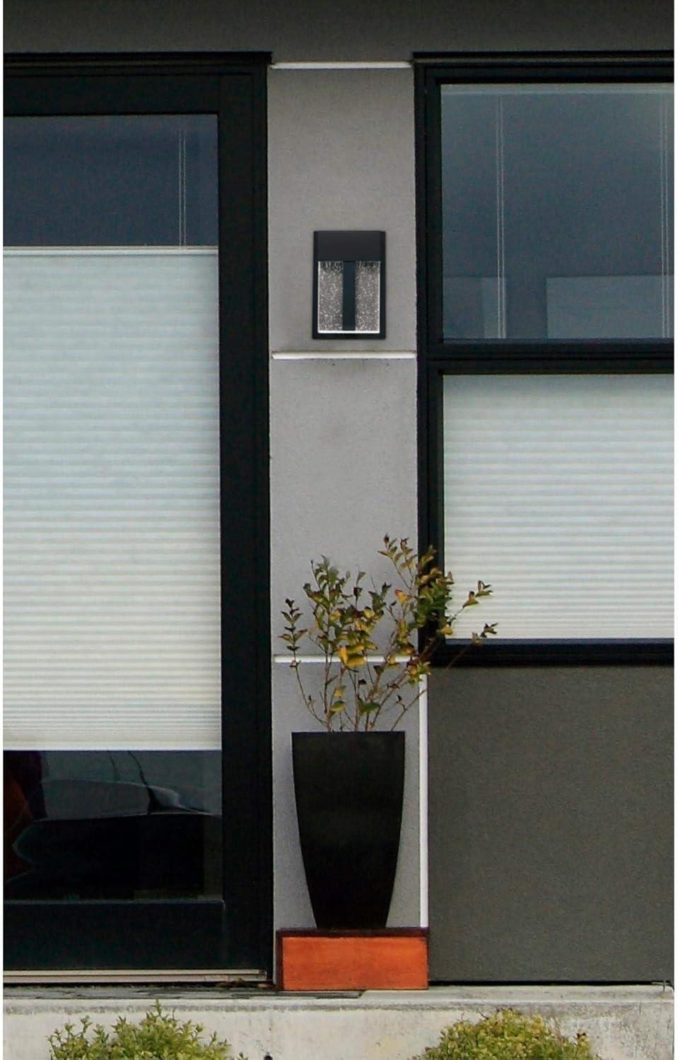 image:imageWestinghouse 6372600 Cava II ThreeLight 21Watt LED Indoor Wall Fixture Matte Black Finish with Bubble GlassMatte Black