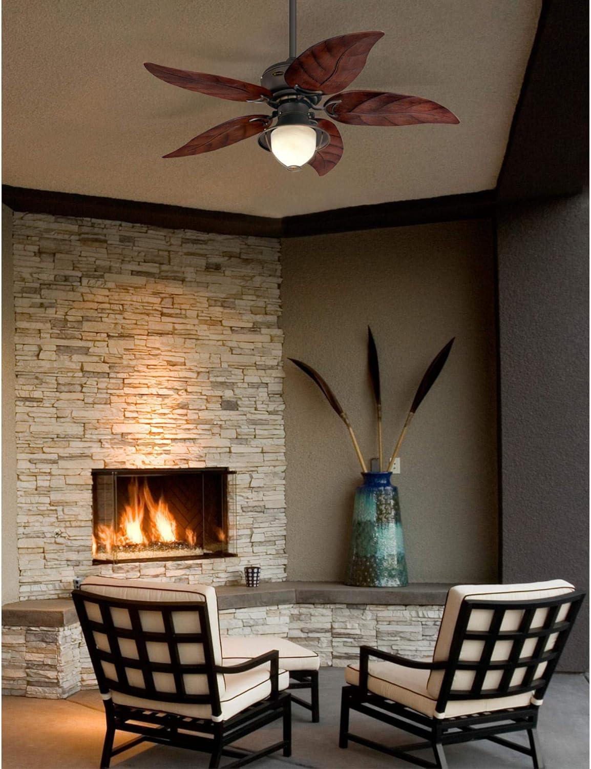image:imageWestinghouse 7236200 Oasis IndoorOutdoor Ceiling Fan with Light 48 Inch Oil Rubbed BronzeLED Lights