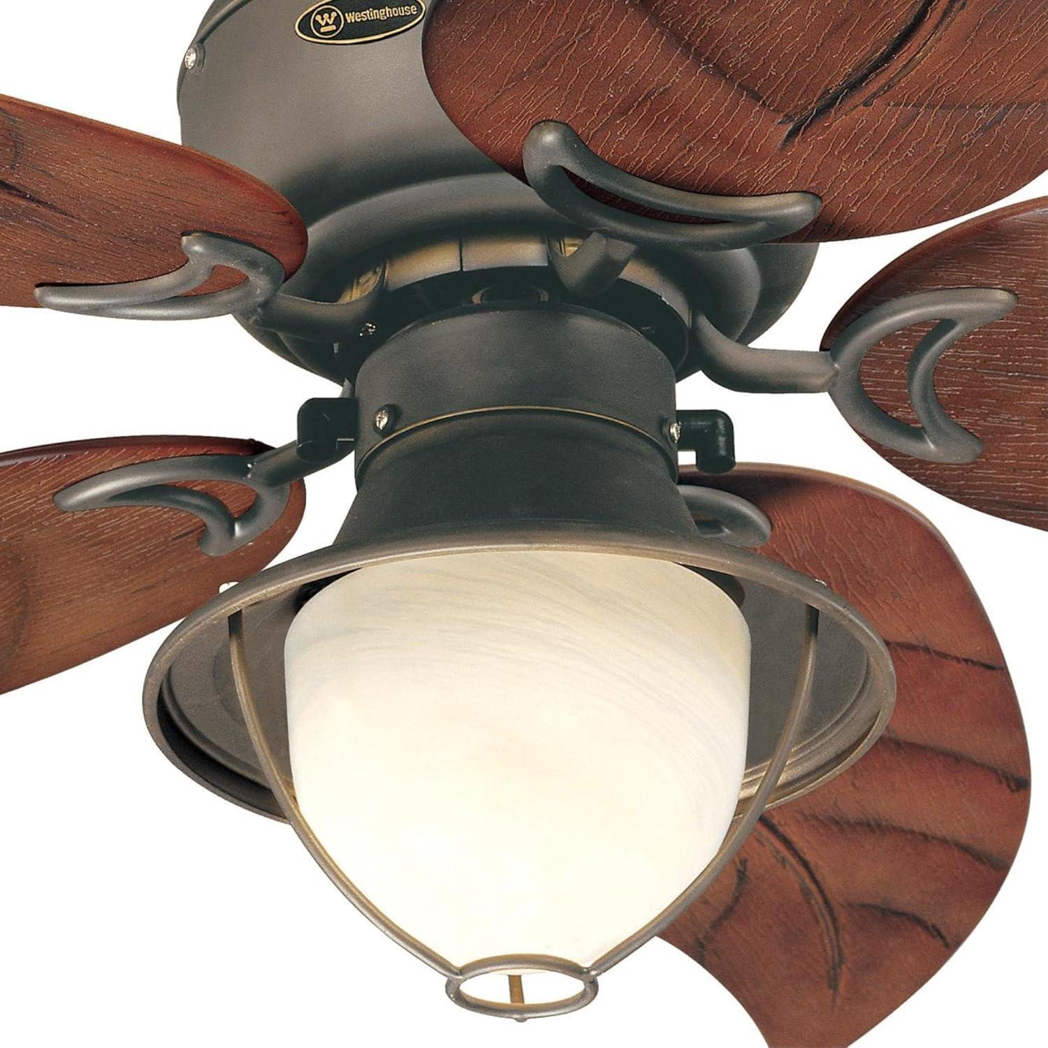 image:imageWestinghouse 7236200 Oasis IndoorOutdoor Ceiling Fan with Light 48 Inch Oil Rubbed BronzeLED Lights