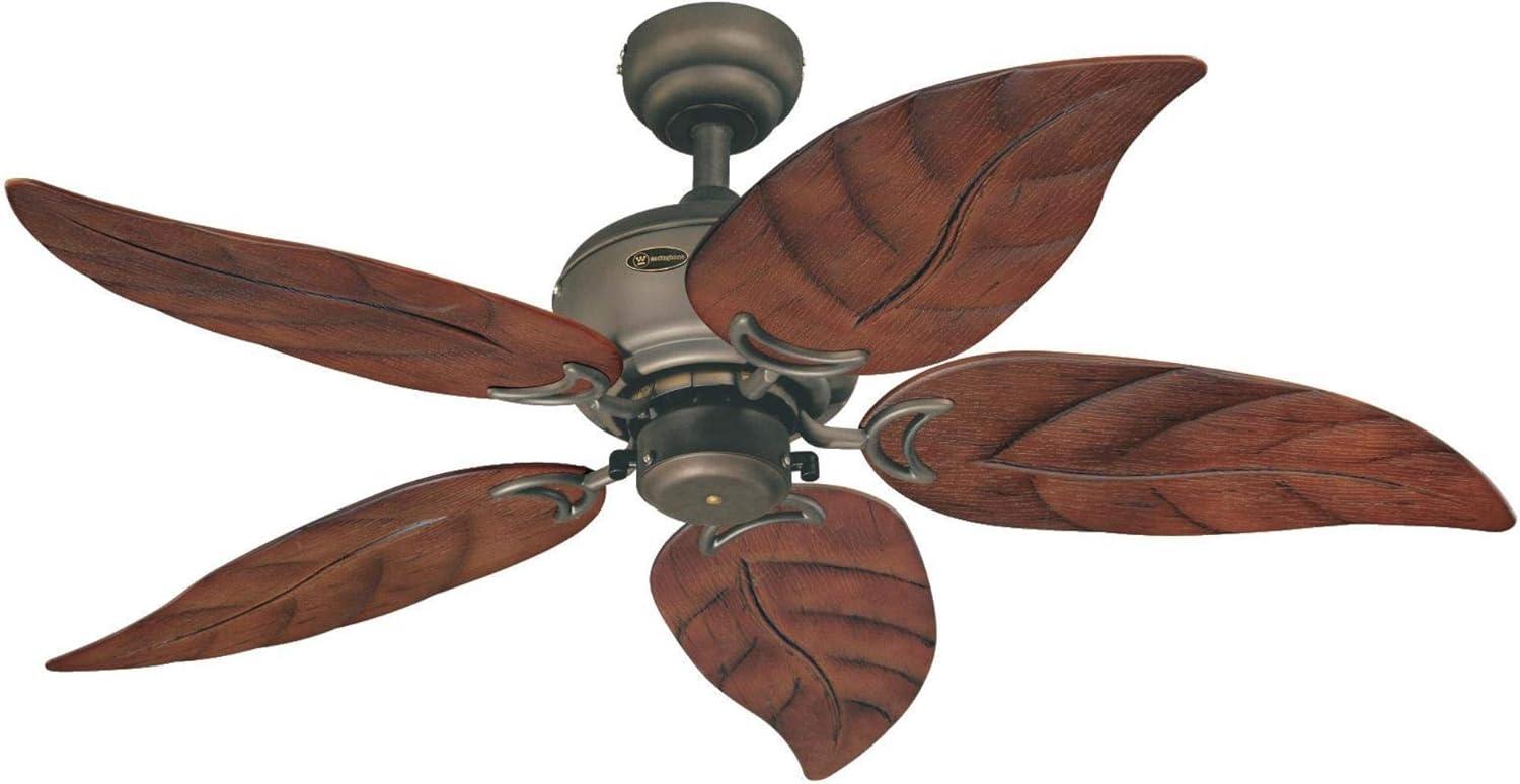 image:imageWestinghouse 7236200 Oasis IndoorOutdoor Ceiling Fan with Light 48 Inch Oil Rubbed BronzeLED Lights