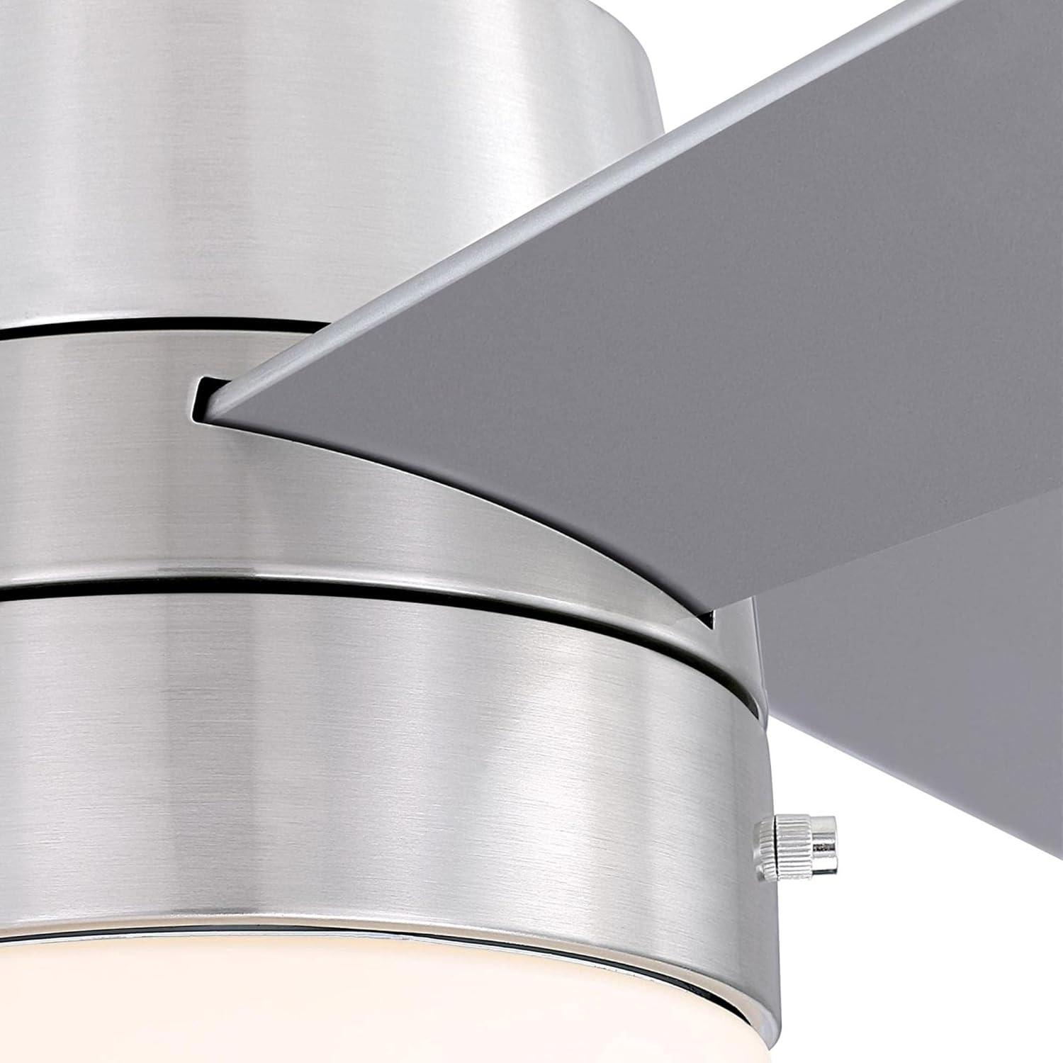 image:imageWestinghouse 7304900 Brinley Ceiling Fan 52 Brushed Nickel