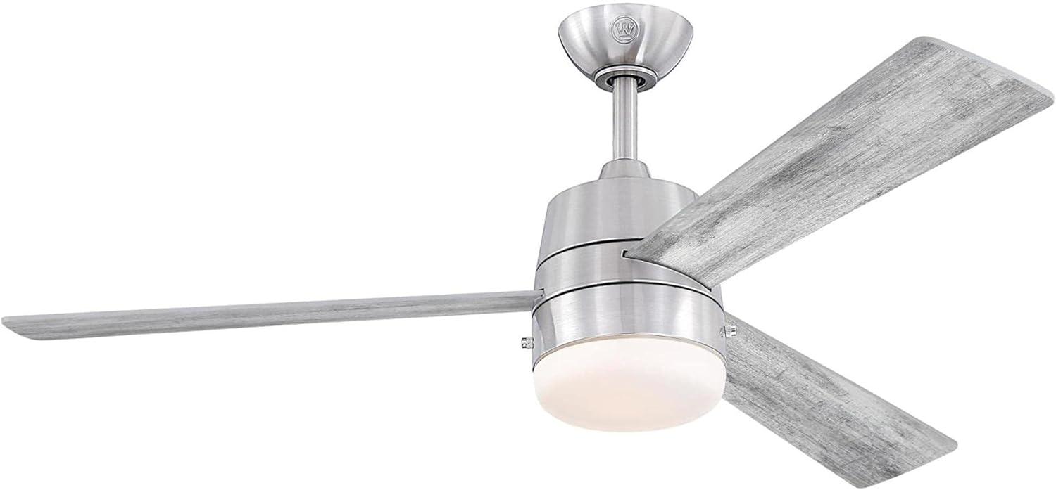 image:imageWestinghouse 7304900 Brinley Ceiling Fan 52 Brushed Nickel