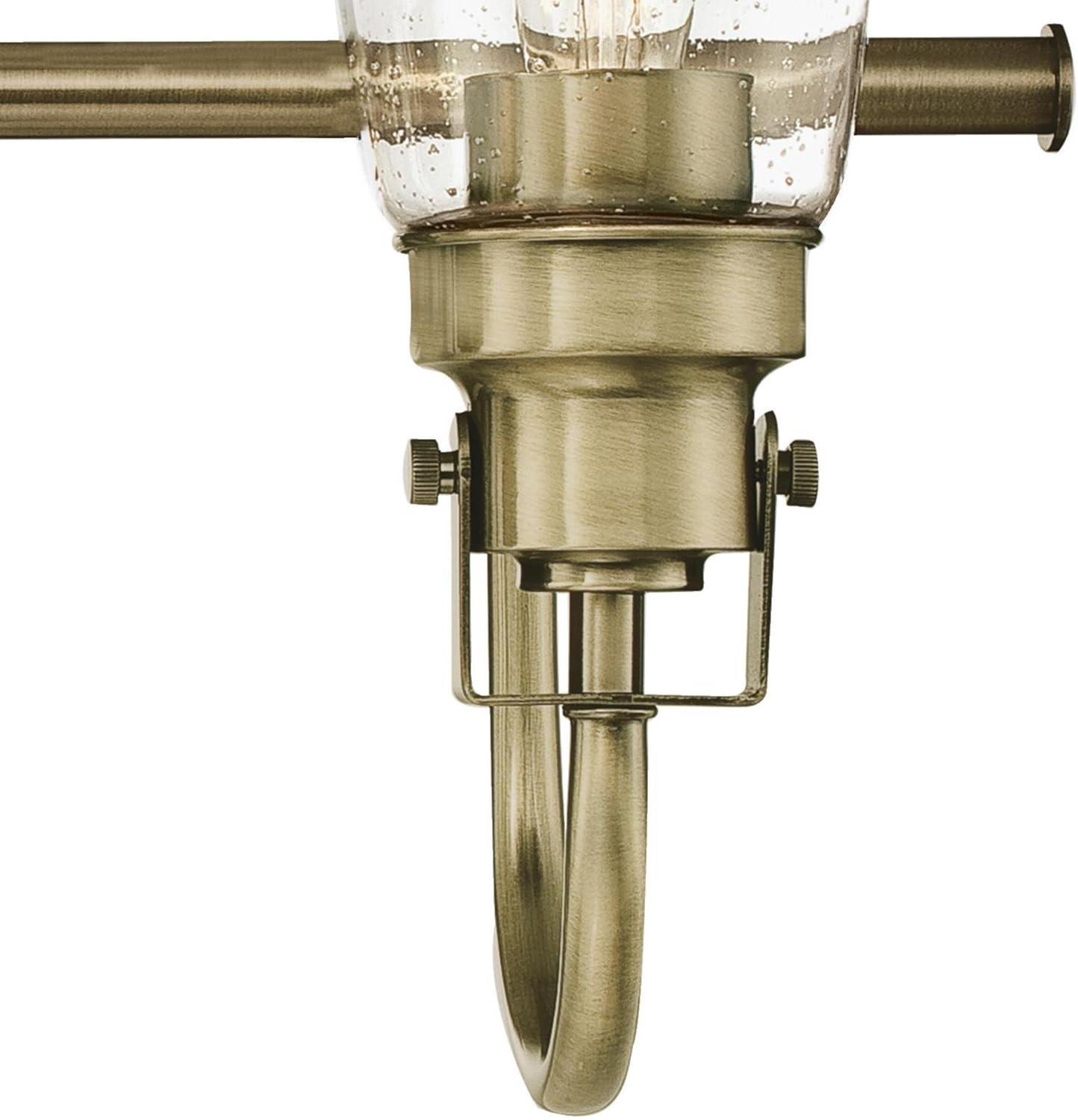 image:imageWestinghouse Lighting 6334000 Ashton ThreeLight Indoor Wall Fixture Antique Brass Finish with Clear Seeded GlassAntique Brass