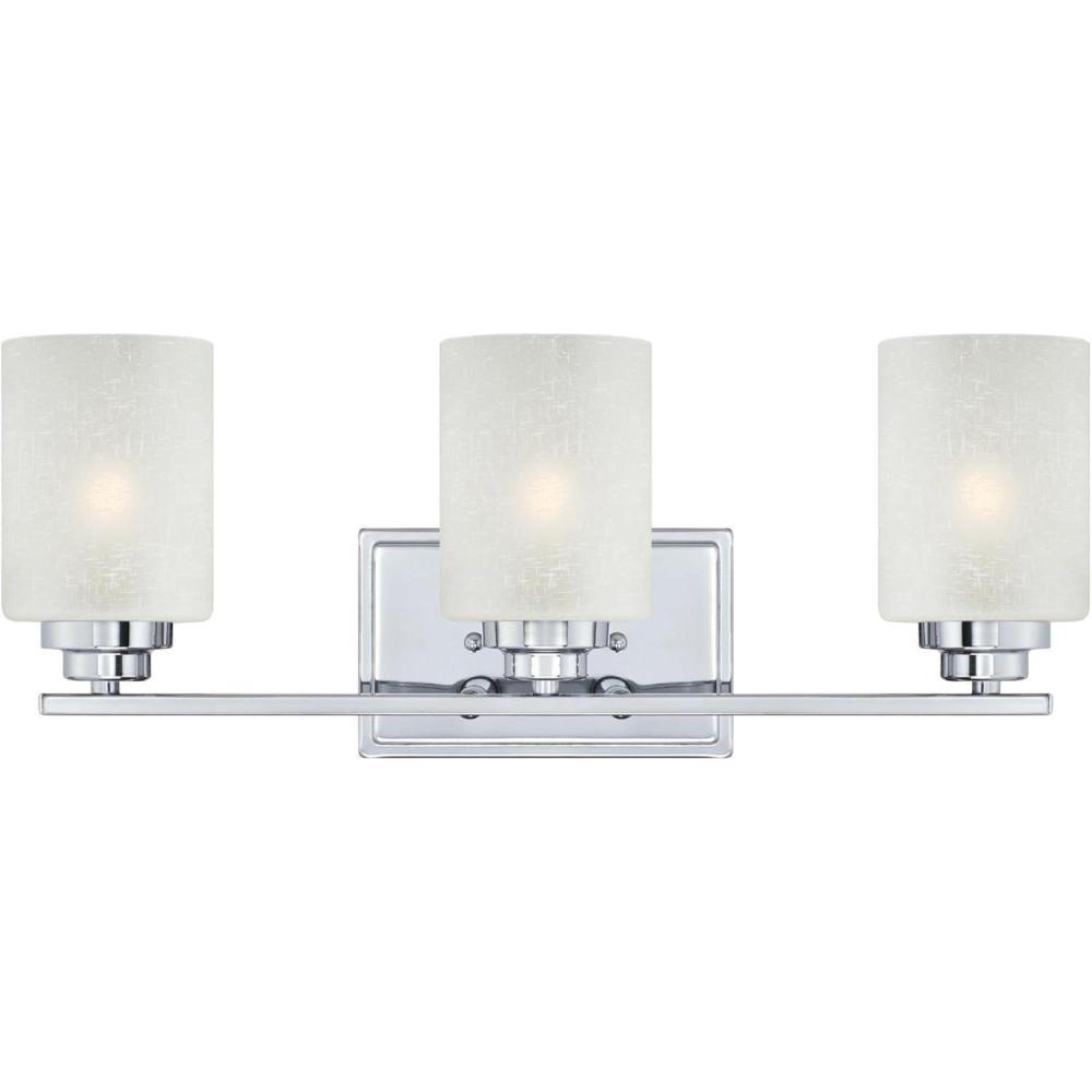 image:imageWestinghouse 63438B Hansen 3 Light Indoor Chrome Wall Fixture